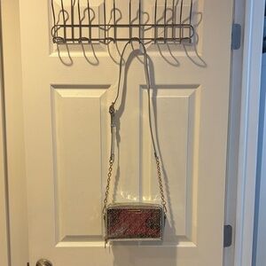 Stylish Metallic Silver and Gold Women's Bag